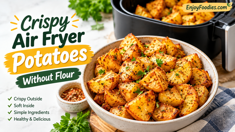 Crispy Air Fryer Potatoes Without Flour