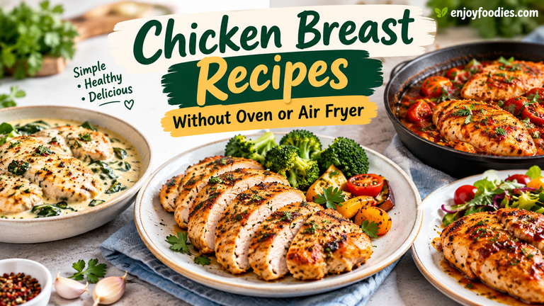 Chicken Breast Recipes Without Oven or Air Fryer