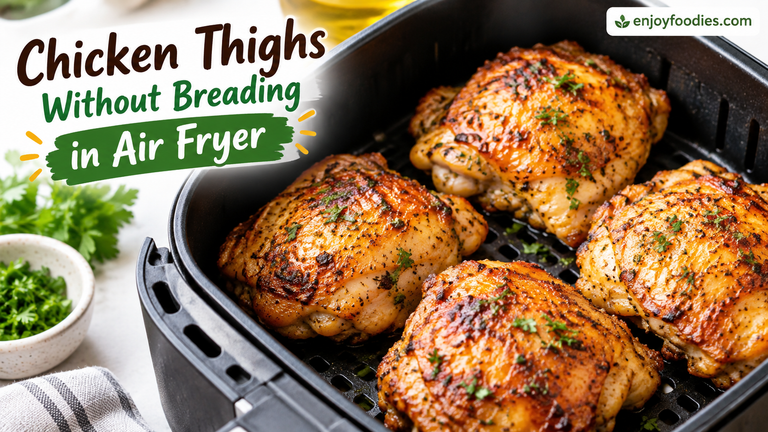 Chicken Thighs Without Breading in Air Fryer