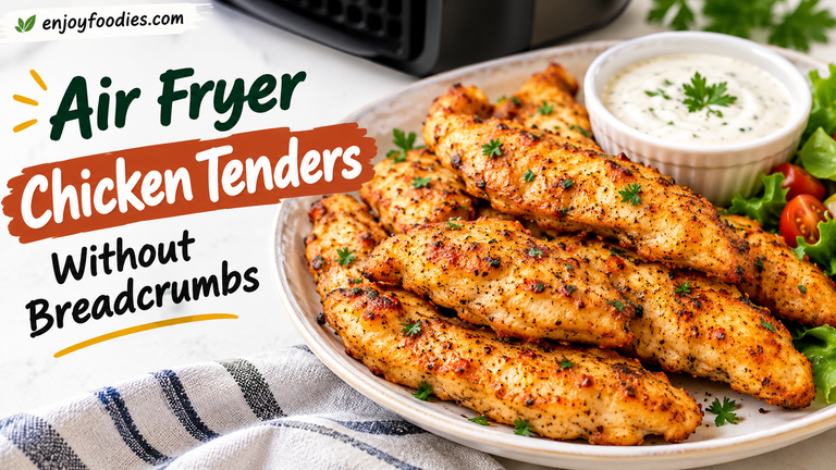 Air Fryer Chicken Tenders Without Breadcrumbs