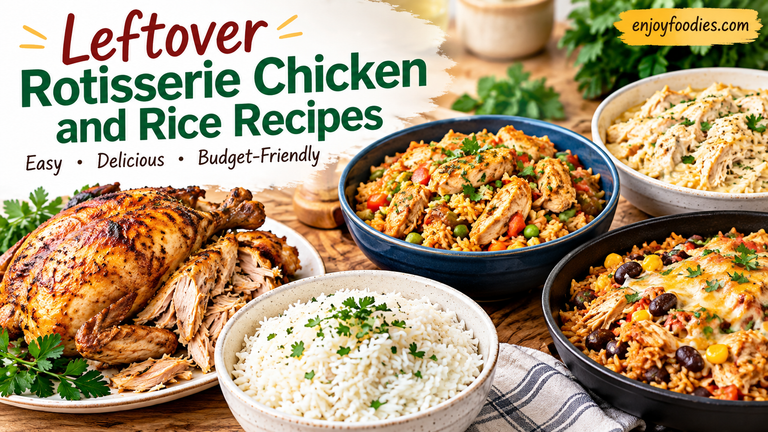 Leftover Rotisserie Chicken and Rice Recipes: Easy, Delicious Ways to Use Every Bite