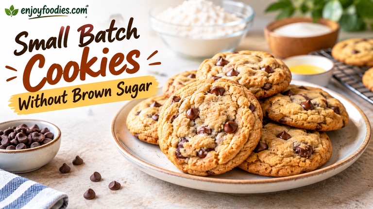 Small Batch Cookies Without Brown Sugar